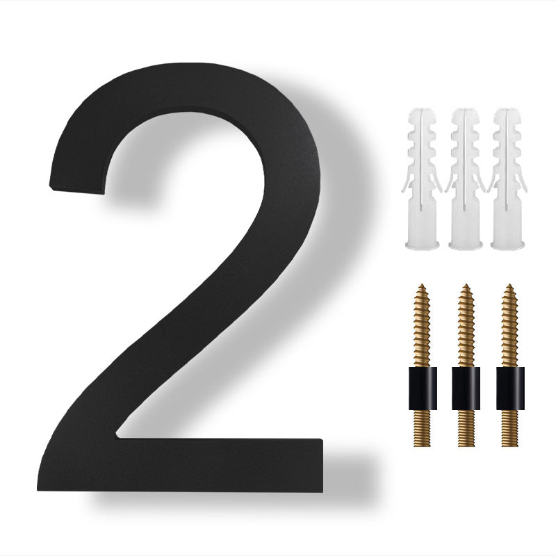 Modern Acrylic Floating Numbers