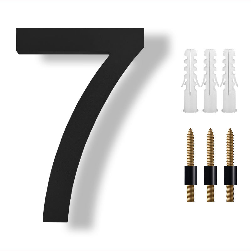 Modern Acrylic Floating Numbers