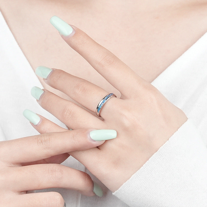 Chic Geometric Silver Rings