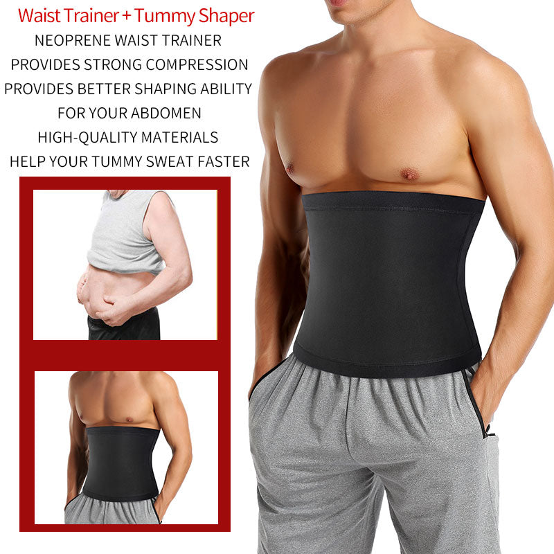 Men's Slimming Sauna Waist Trainer Belt