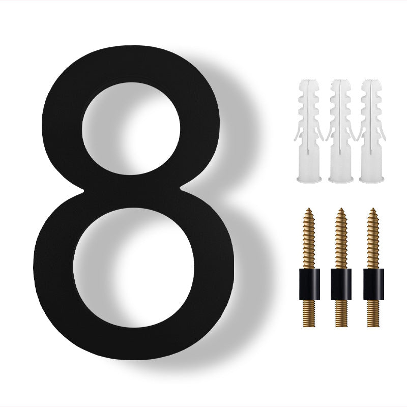 Modern Acrylic Floating Numbers