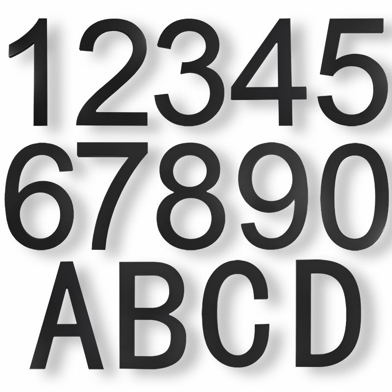 Modern Acrylic Floating Numbers