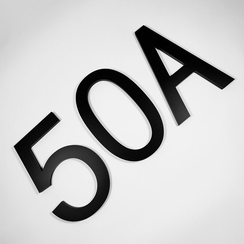 Modern Acrylic Floating Numbers