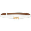 ChicFlex 2-in-1 Skinny Leather Belt