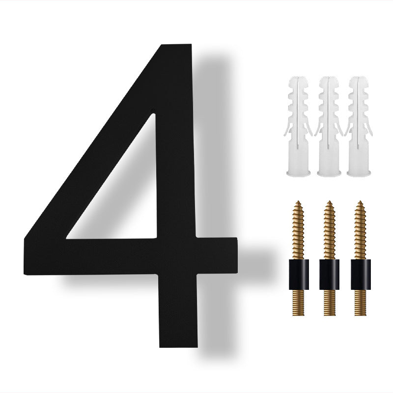 Modern Acrylic Floating Numbers