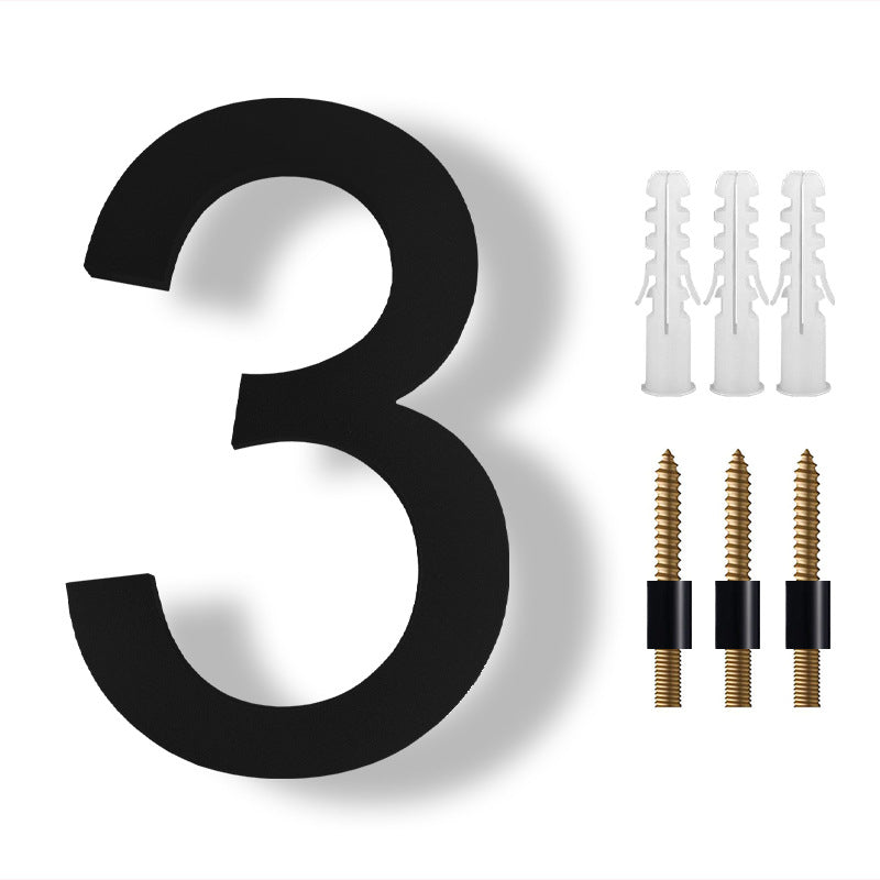 Modern Acrylic Floating Numbers