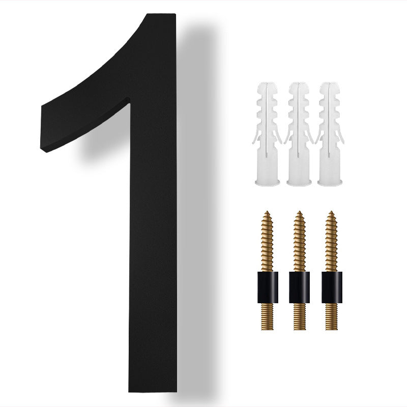 Modern Acrylic Floating Numbers