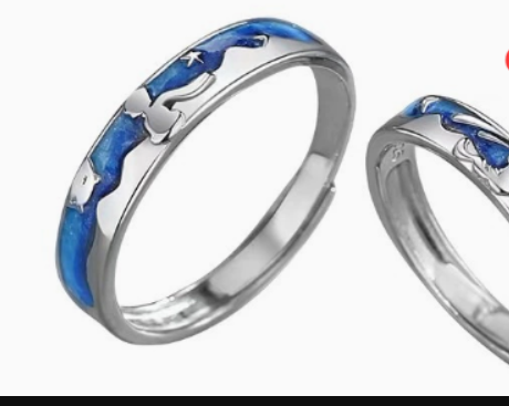 Chic Geometric Silver Rings