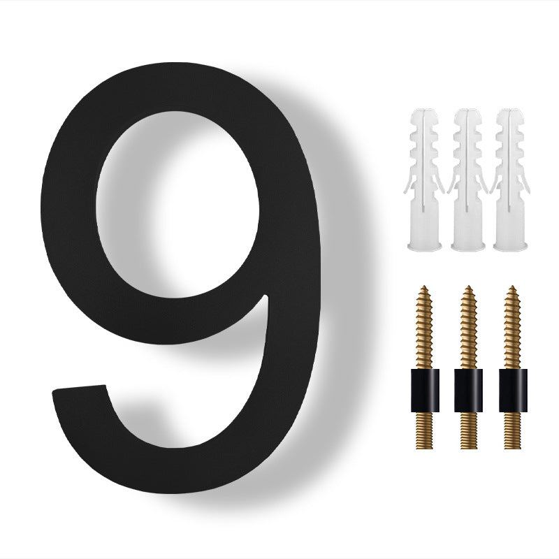 Modern Acrylic Floating Numbers