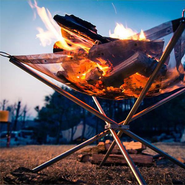 Compact Campfire Grill