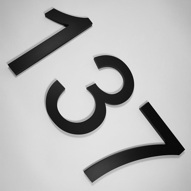 Modern Acrylic Floating Numbers