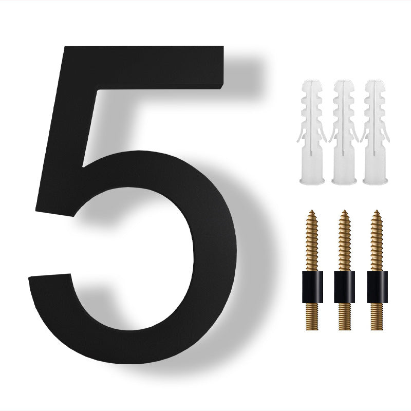 Modern Acrylic Floating Numbers